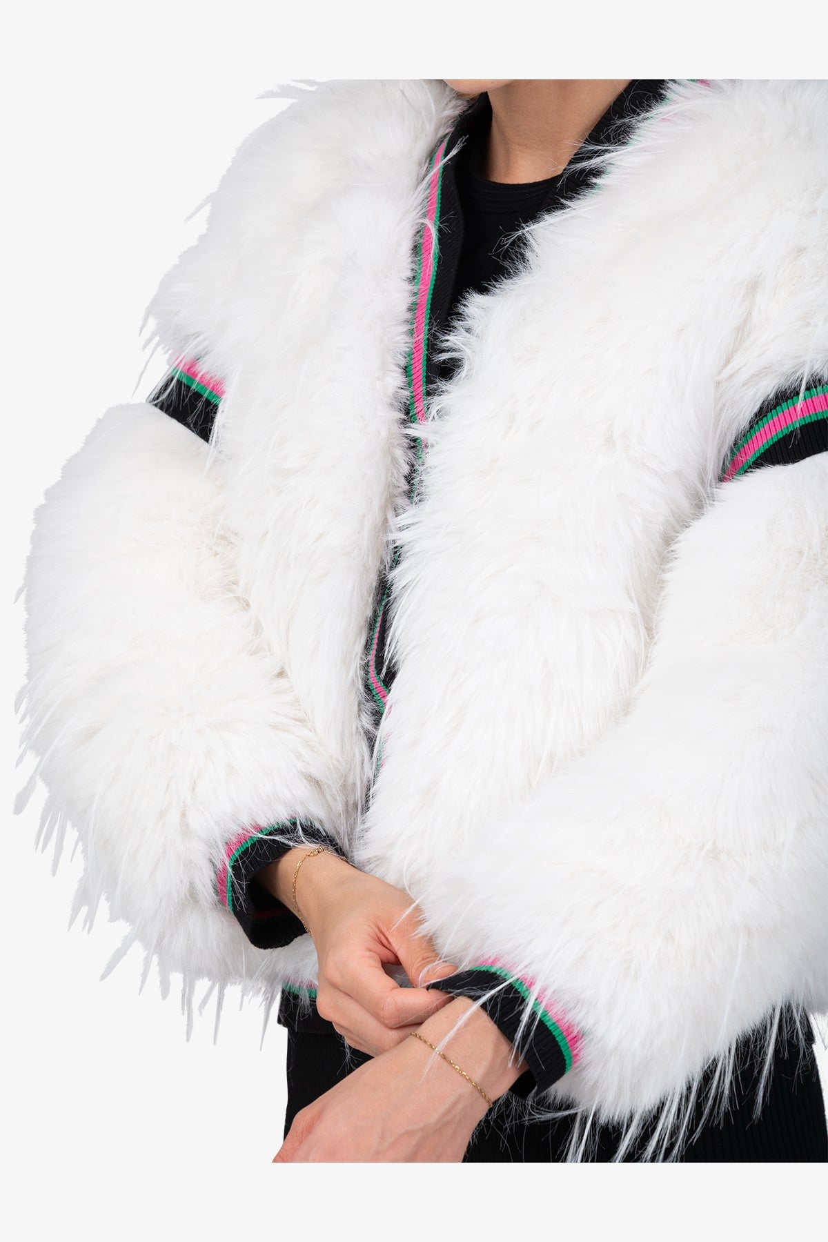 Outdoor Jacket Made from Soft Plush