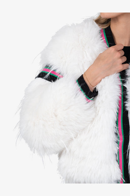 Outdoor Jacket Made from Soft Plush