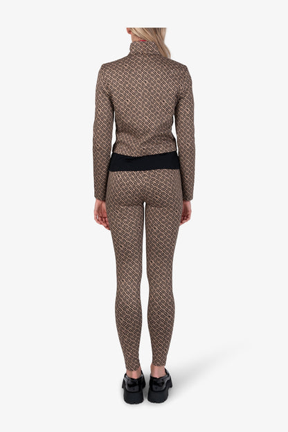 Jacket with Graphic Jacquard Design