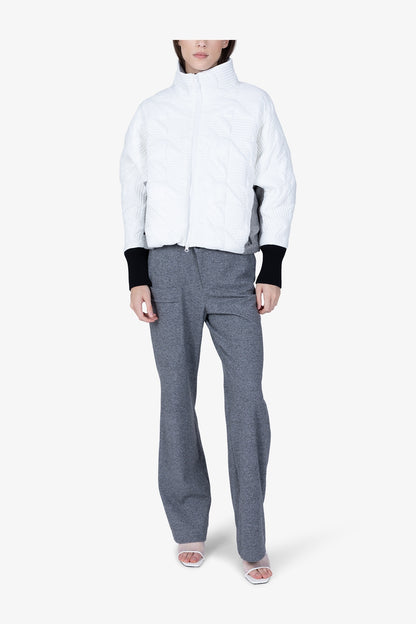 Extravagant Jacket in a Mix of Materials