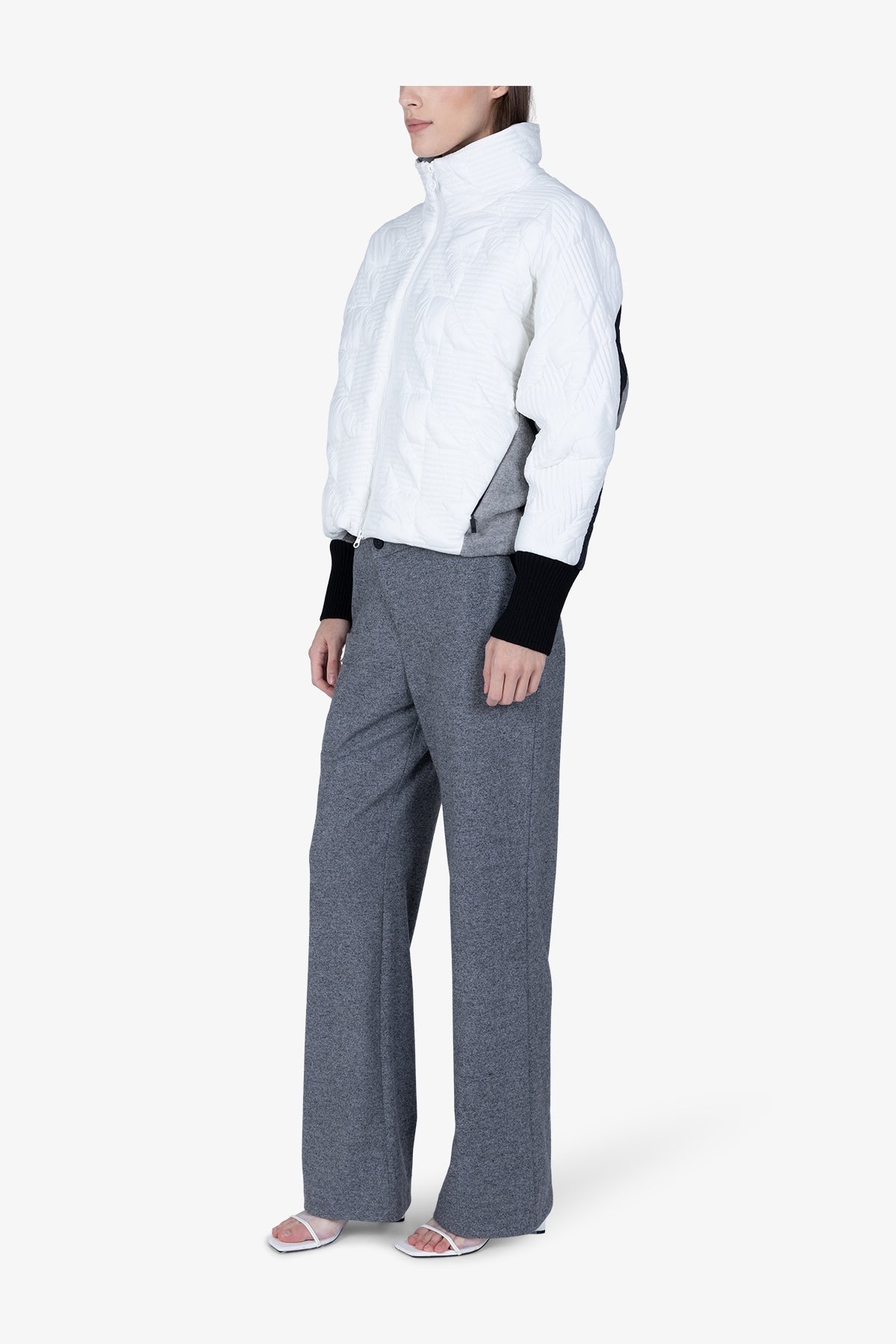 Extravagant Jacket in a Mix of Materials