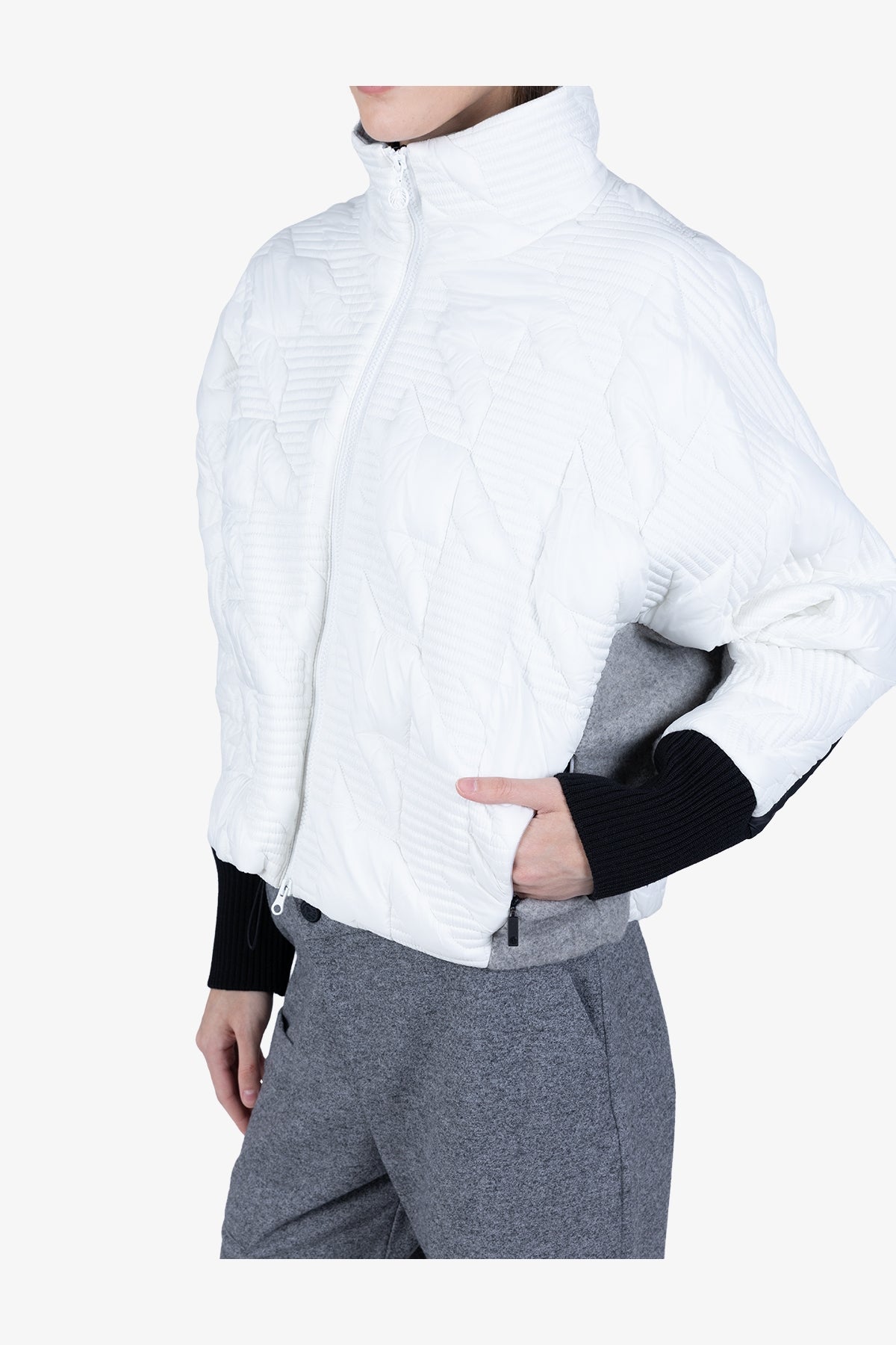 Extravagant Jacket in a Mix of Materials