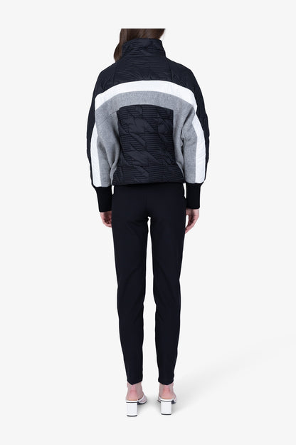 Extravagant Jacket in a Mix of Materials