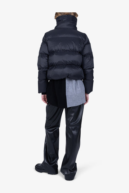 Down Jacket with Plush Details