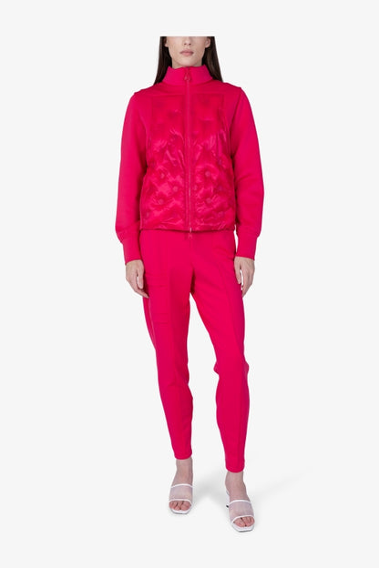 雲霧漸變圖案雙面穿立領夾克