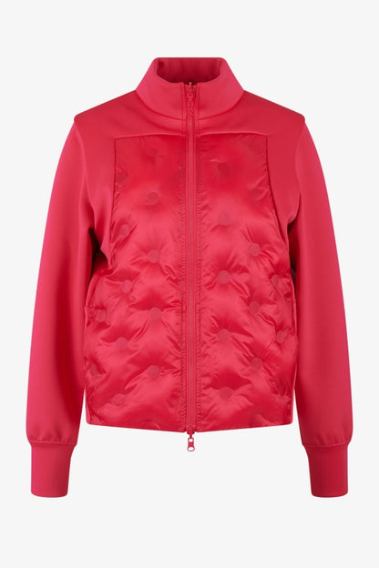 雲霧漸變圖案雙面穿立領夾克