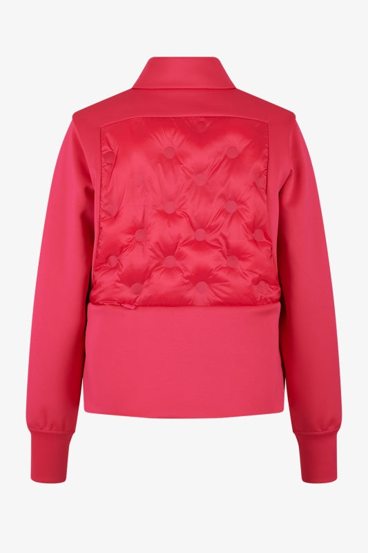 雲霧漸變圖案雙面穿立領夾克