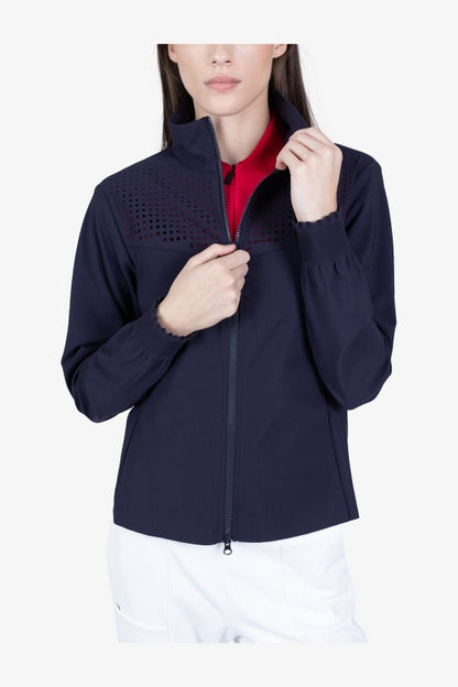 Functional Jacket with Laser Hole Pattern