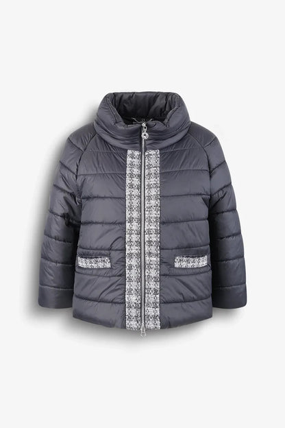 Stepp-Puffer Jacket in Material mix