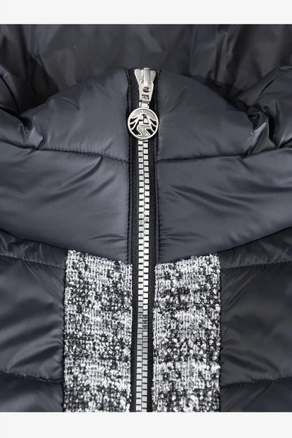 Stepp-Puffer Jacket in Material mix