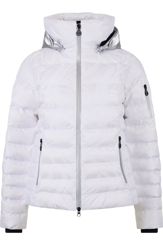 Ski Jacket Made from High-quality Jacquard Nylon