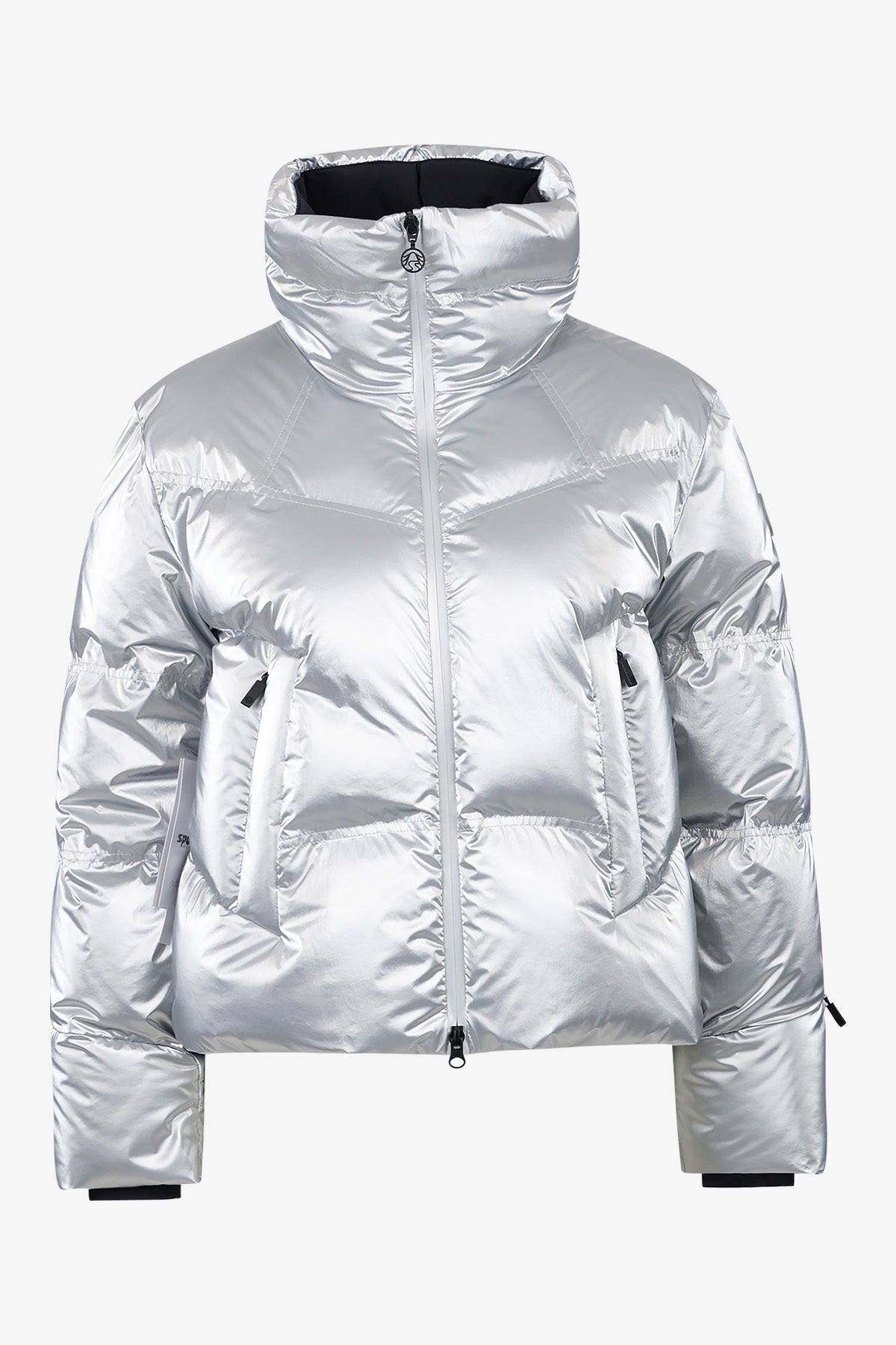 拉鏈立領羽絨夾克