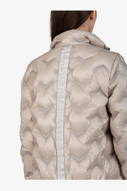 Lightweight Down Coat with Stand-up Collar
