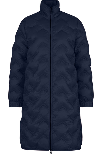 Lightweight Down Coat with Stand-up Collar