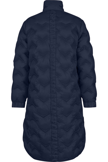 Lightweight Down Coat with Stand-up Collar