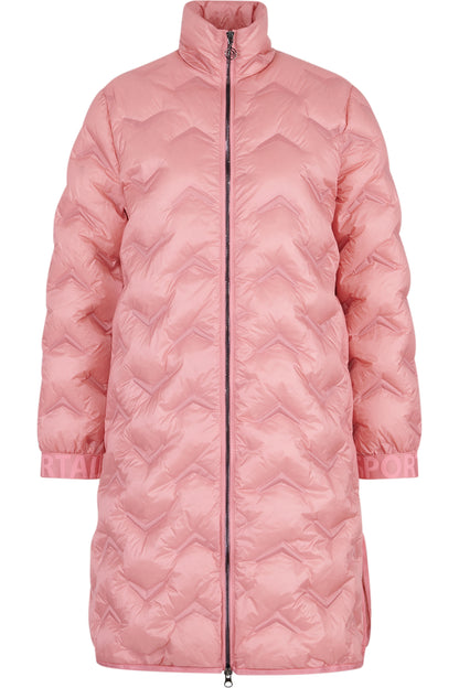 Lightweight Down Coat with Stand-up Collar
