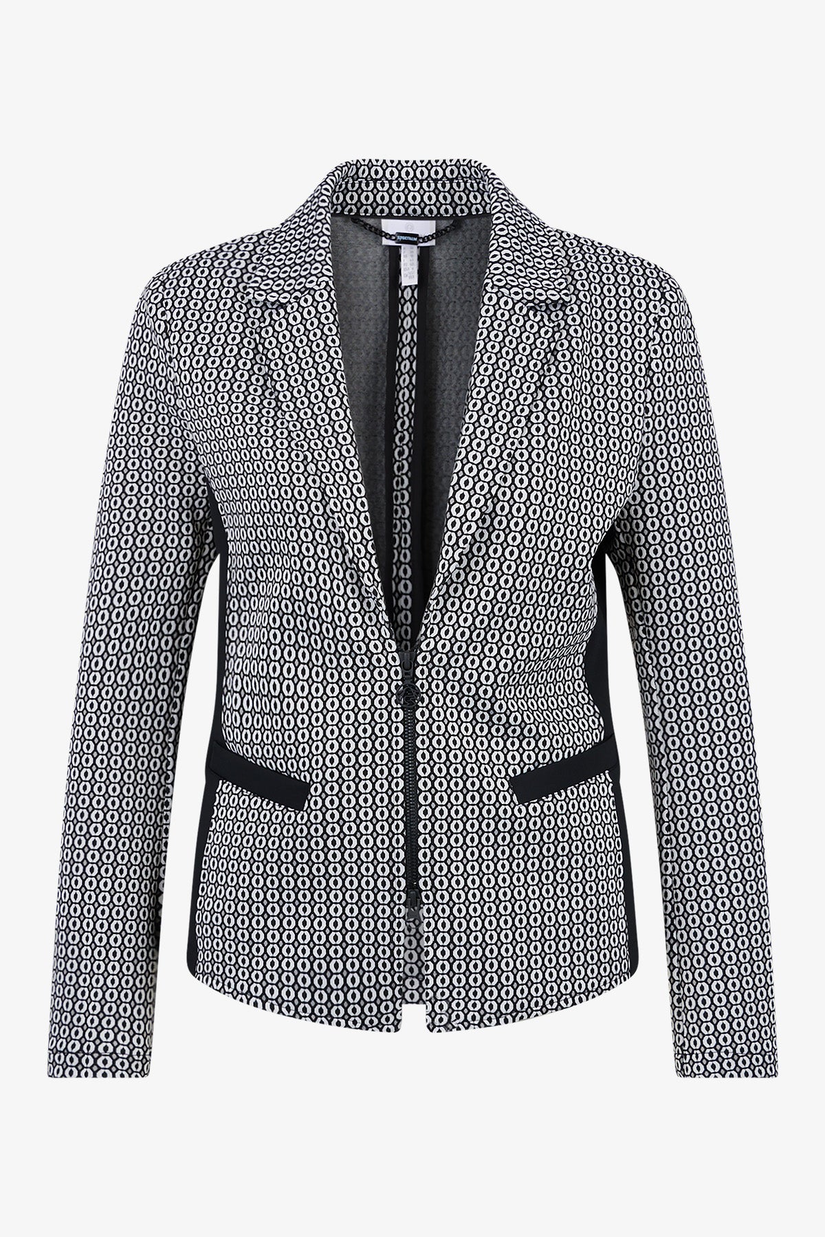 Blazer with Jacquard Design