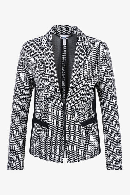 Blazer with Jacquard Design