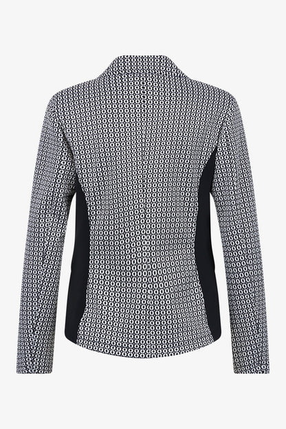 Blazer with Jacquard Design