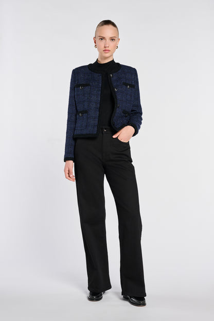Tweed Jacket with Trim