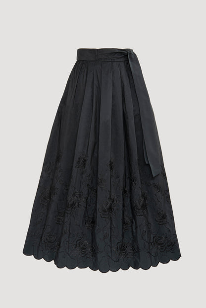 Embroidered Long Skirt