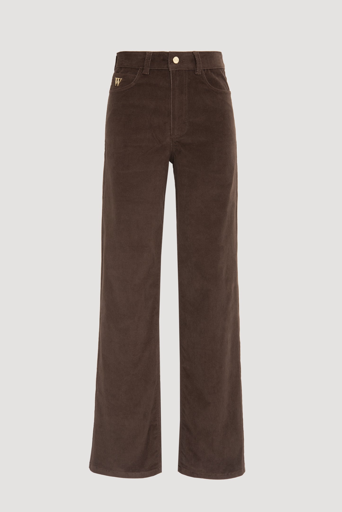 Wide-leg Velvet Trousers