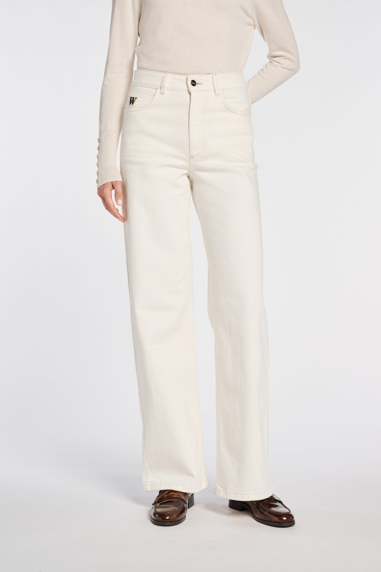 Wide-leg Jeans
