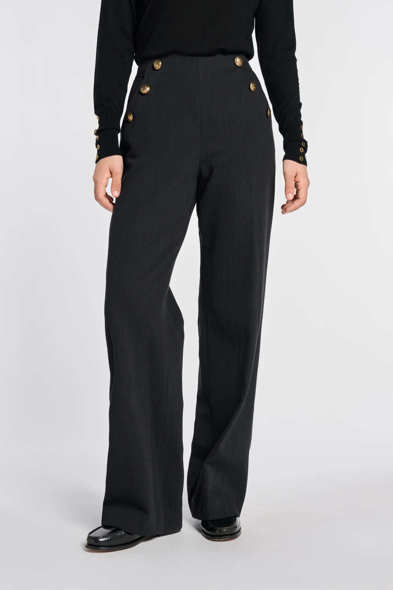 Wide-leg Sailor Jeans