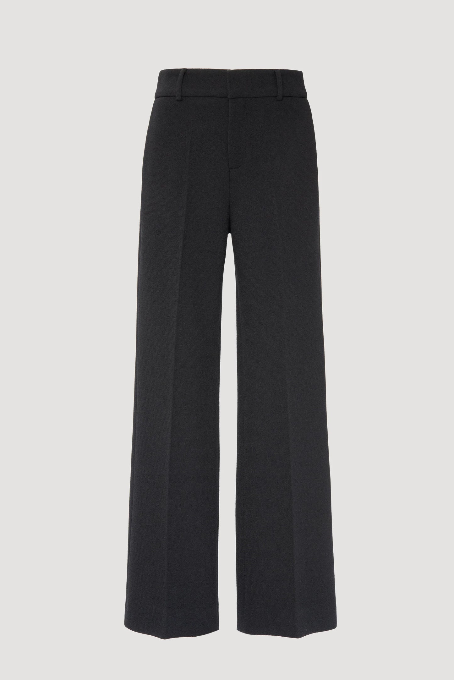 Wide-leg Wool Crepe Trousers