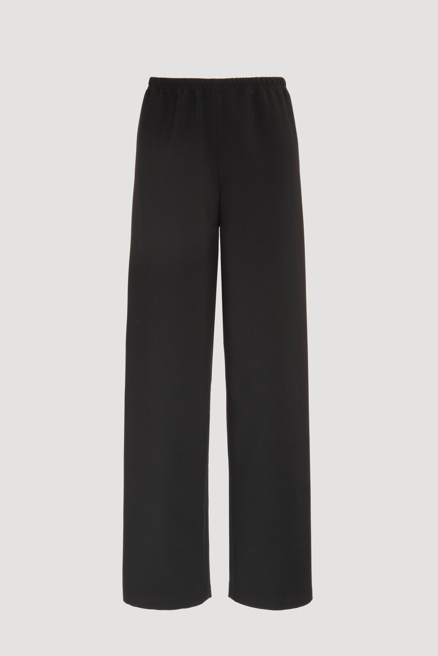 Wide-leg Elastic-waist Trousers