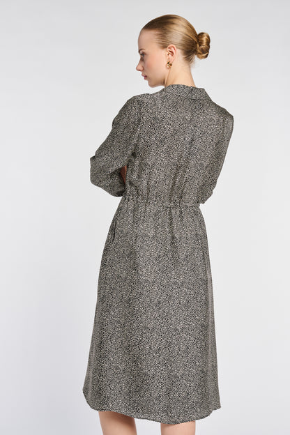Printed Shirt Dress