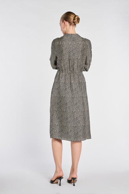 Printed Shirt Dress