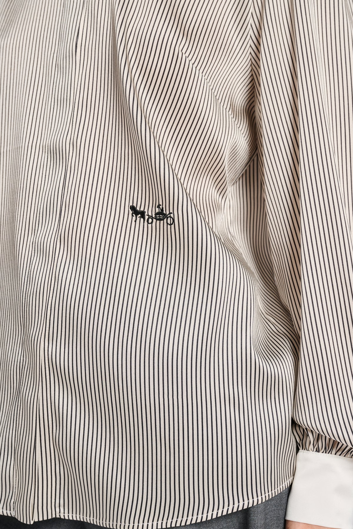 Striped Silk Shirt