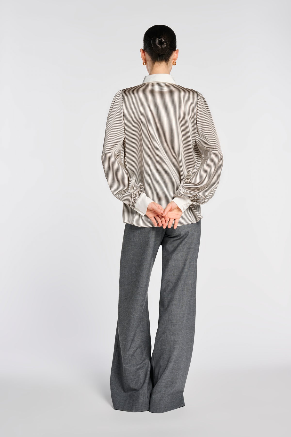 Striped Silk Shirt