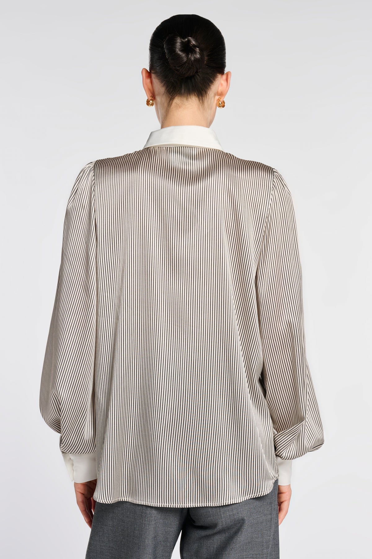 Striped Silk Shirt