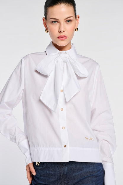 Short-sleeved Poplin Shirt