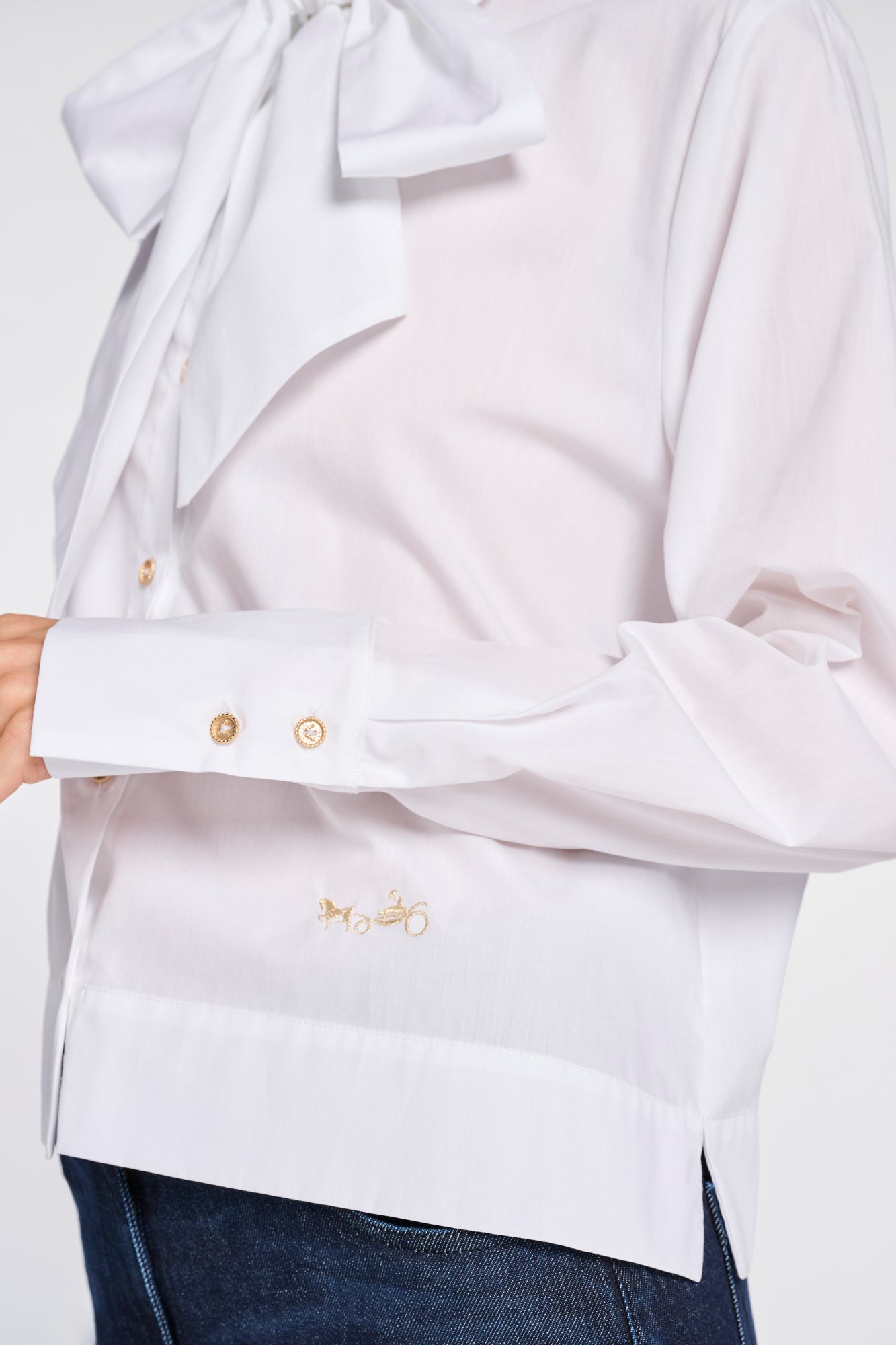 Short-sleeved Poplin Shirt
