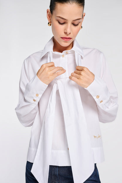 Short-sleeved Poplin Shirt