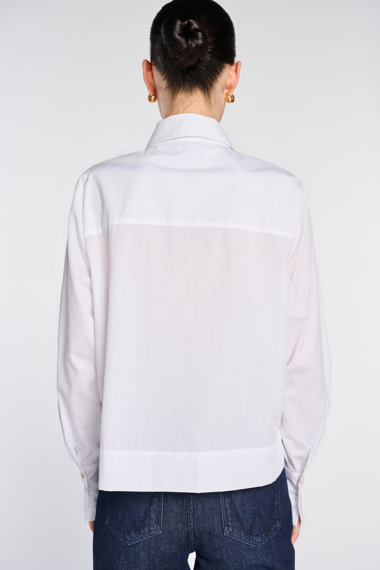 Short-sleeved Poplin Shirt