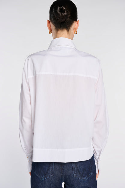 Short-sleeved Poplin Shirt