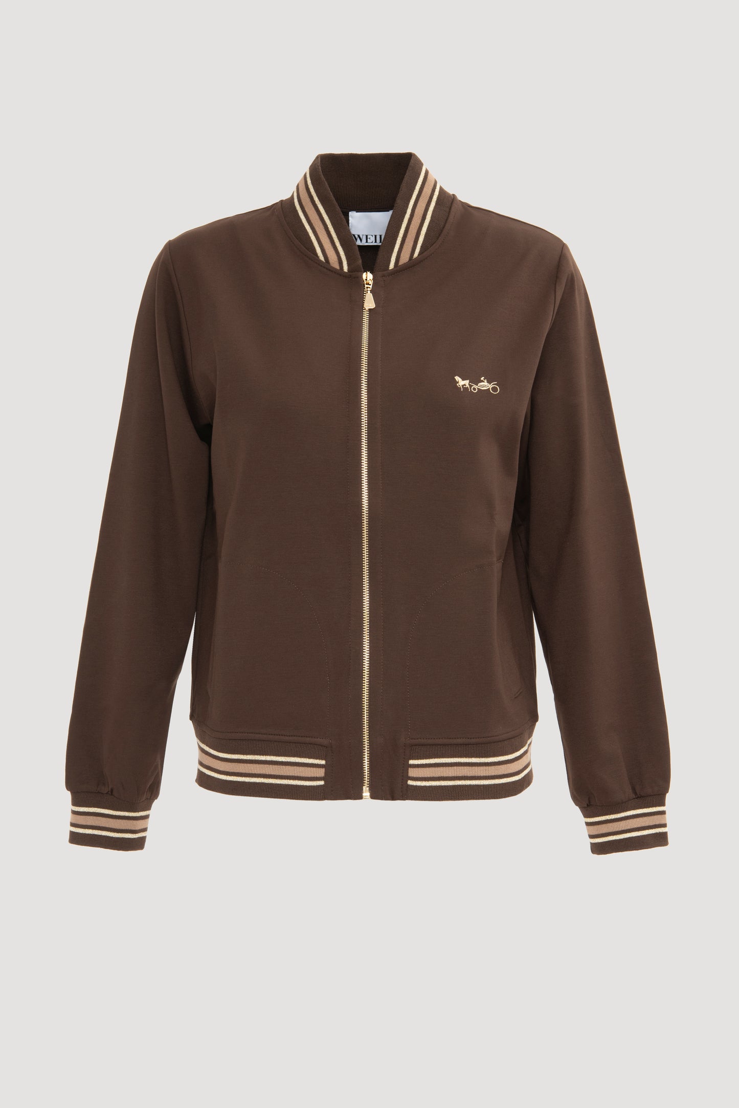 Milano Jersey Zip-up Sweatshirt