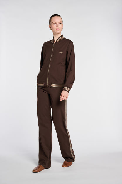 Milano Jersey Zip-up Sweatshirt
