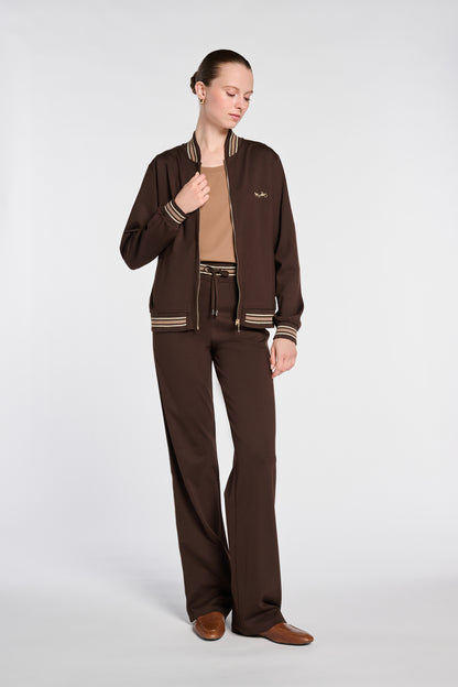 Milano Jersey Zip-up Sweatshirt