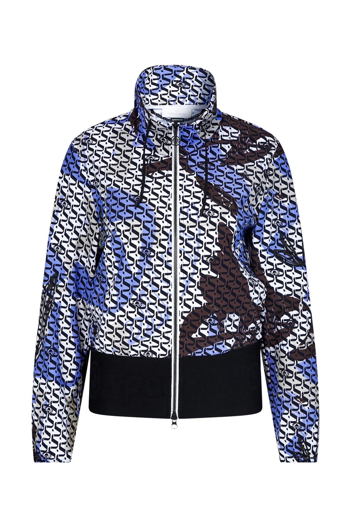 Blouson Jacket with Allover Print