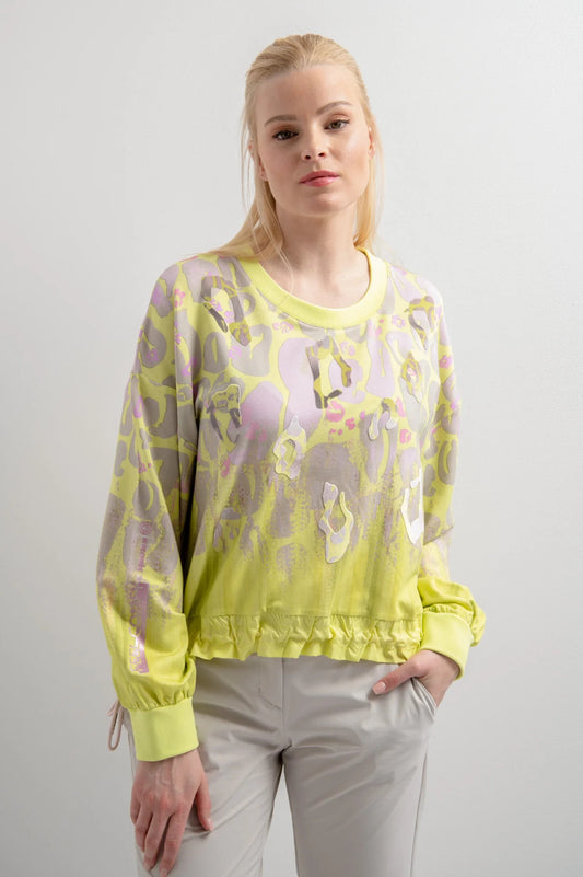Sweat Shirt with All-Over Print