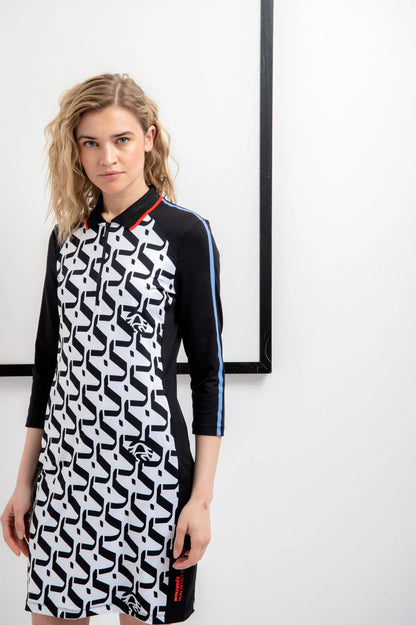 Graphic Print Golf Dress