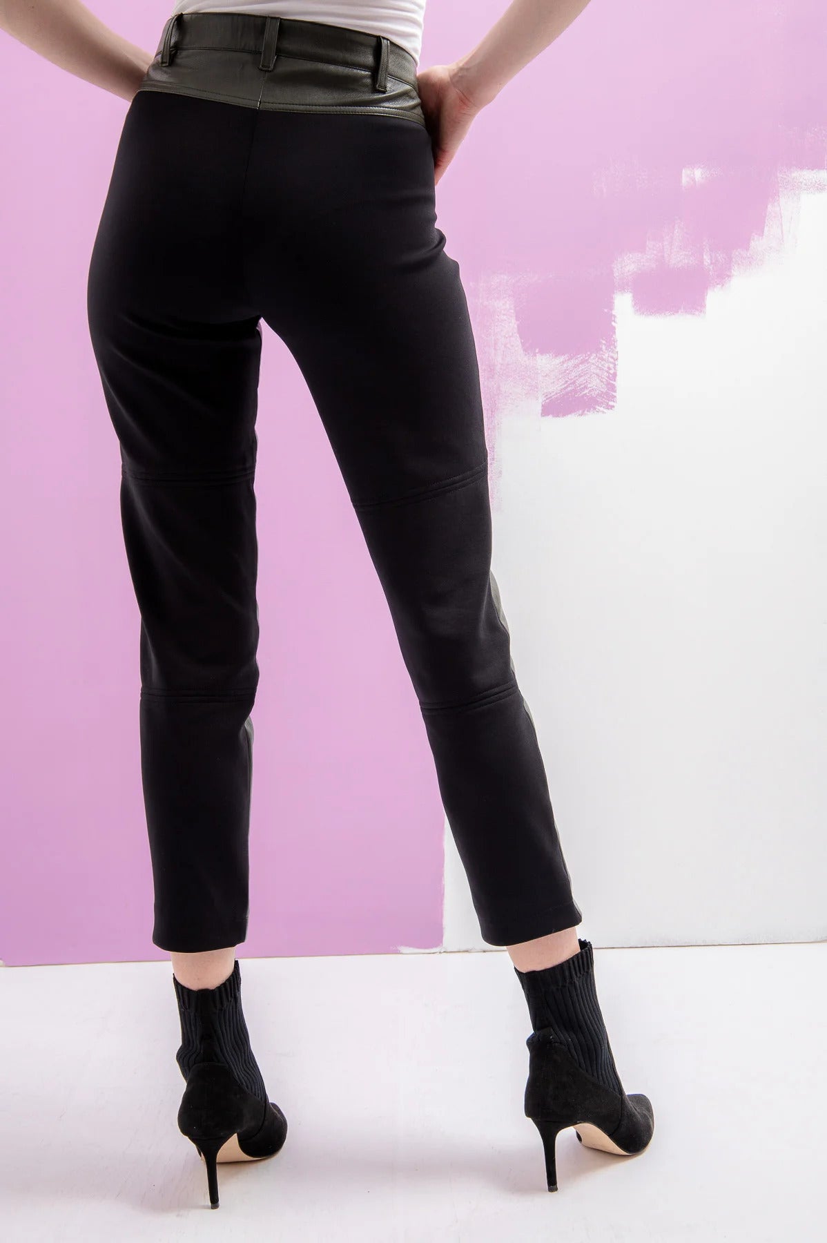 Leather Trousers in a 7/8 Length