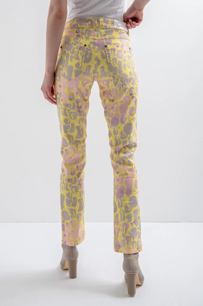 Skinny Jeans with an All-Over Print