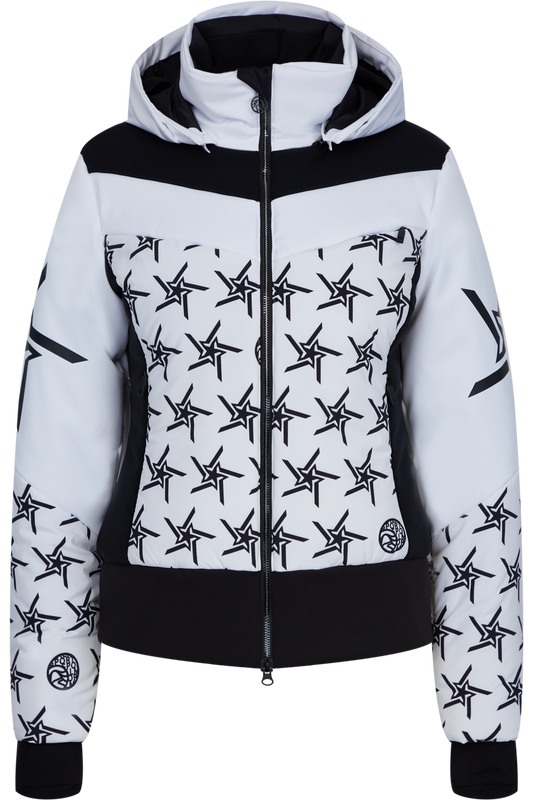 Padded Jacket with Star Print