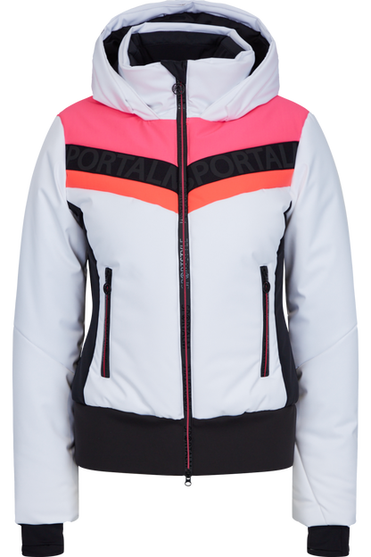 Padded Jacket with Contrast Stripes